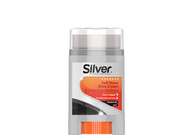 Batų tepalas su kempinėle Silver Comfort, 50 ml, juodas