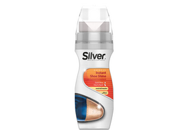 Emulsinis batų tepalas su kempinėle Silver, 75ml, bespalvis