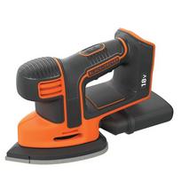 Akumuliatorinis trikampis šlifuoklis Black & Decker BDCDS18N-XJ; 18 V (be akumuliatoriaus ir pakrovėjo)