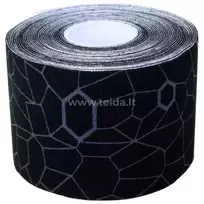 Thera-Band kineziologinis teipas juodas, raštuotas