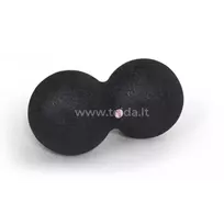 SISSEL® Myofascia dvigubas kamuoliukas, 8x16 cm, juodos spalvos