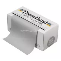 Thera-Band elastinė juosta su lateksu, sidabro, 1,8 m (su knyg)