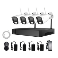 4 WIFI kamerų komplektas Longse LW5MC84B1, 5Mp, 2,8mm, 30m IR, 30m LED, žmogaus ir automobilio detekcija