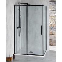 Dušo kabina ALTIS LINE BLACK 1600x800 mm
