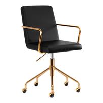 Biuro kėdė su ratukais QS-OF211G Gold Black