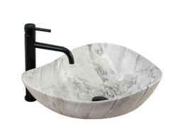 Pastatomas praustuvas REA DORA STONE 51,5x40x17,5, Be praustuvo kojos
