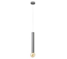LED Pakabinamas sietynas TUBA 1xGU10/20W/230V pilkas