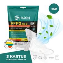 FFP2 medicininiai respiratoriai BM-026 NRD, 50 vnt.