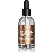 Revuele Paradise Bronze Self Tan Face Drops savaiminio įdegio lašai veidui atspalvis Light To Medium 30 ml