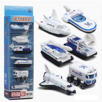 6 dalių lėktuvnešio rinkinys, interaktyvus žaidimas lavina vaizduotę, ryškus karinis lėktuvnešio žaislas berniukams Size:7-8cm,6Pcs balta