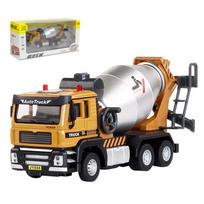 1/50 Excavator Truck Mixer Truck Construction Vehicle Model Diecast Engineering Toy for Kids 1/50:16.5*8*6cm,Mixer geltona