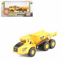 1/87 Metalinio sunkvežimio modelio automobilio amortizavimo sunkvežimio pakrovimo sunkvežimio modelio automobilio hidrologinis kėlimo įtaisas vaikams 1/87-Size:13.5*4.7*4.6cm geltona