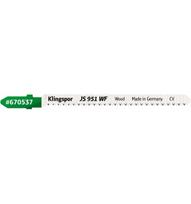 Pjūkleliai siaurapjūkliui Klingspor 670537; 100 mm; 5 vnt.