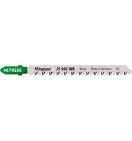 Pjūkleliai siaurapjūkliui Klingspor 670535; 130 mm; 5 vnt.