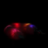 Ouch! Light-up Fox Tail with Metal Butt Plug Pink