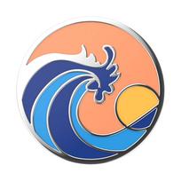 Popsockets Enamel Ride The Wave Coral Detachable Grip with Stand Function Premium