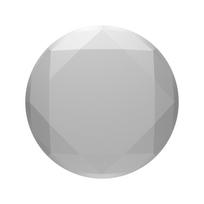 Popsockets PopGrip Premium Metallic Diamond Silver