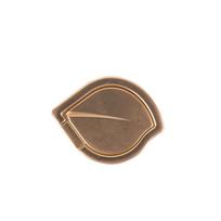 Gear Finger Ring Leaf Gold Rotating Fingerholder with Stand Function