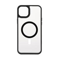 ONSALA MagSerie iPhone 15 Plus Clear Case with Black Bumper