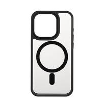 ONSALA MagSerie iPhone 15 Pro Clear Case with Black Bumper