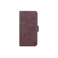 Gear Brown nubuck PU mobile wallet for iPhone 12/12 Pro