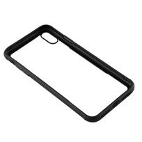 Gear IPhone XS MAX Mobile Cover, Tempered Black Glass
