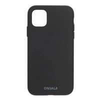 ONSALA Silicone iPhone 11 / XR Black Case