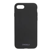 ONSALA Silicone iPhone 6/7/8/SE Black Case