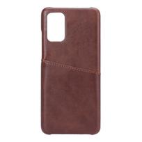 ONSALA Brown Mobile Cover with Card Pocket for Samsung Galaxy S20 Plus