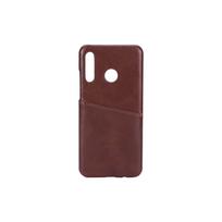 ONSALA Brown Mobile Cover with Card Pocket for Huawei P30 Lite