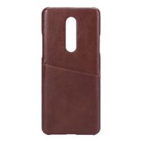 ONSALA Brown Mobile Cover with Card Pocket for OnePlus 8