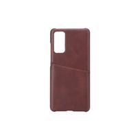 ONSALA Brown Mobile Cover with Card Pocket for Samsung S20FE 5G / S20FE 4G