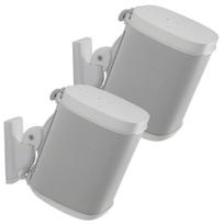 SANUS Wall Mount for Sonos One SL, Play:1, Play:3 – White Pair