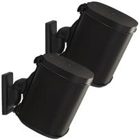 SANUS Wall Mount for Sonos One SL, Play:1, Play:3 – Black Pair