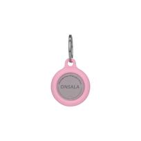ONSALA Silicone Airtag Holder with Keyring, Pink