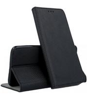 Juodas atverčiamas dėklas Xiaomi Redmi Note 9 telefonui "Smart Magnet"