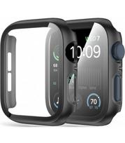 Juodas dėklas Apple Watch 4 / 5 / 6 / SE 1 / 2 / 3 (40MM) laikrodžiui "Tech-Protect Defense360"