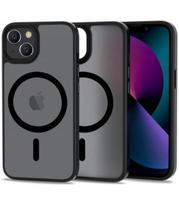 Matinis juodas dėklas Apple iPhone 13 telefonui "Tech-Protect Magmat Magsafe"