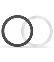 Juodas ir baltas metaliniai žiedai "Tech-Protect Magmat Magsafe"