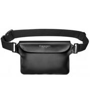 Juodas vandeniui atsparus dėklas "Spigen A620 Waist Bag"