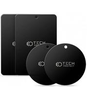 Metalinės plokštelės magnetiniams automobiliniams telefonų laikikliams "Tech-Protect Metalplate 4-Pack"
