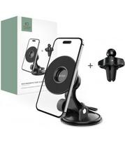 Juodas automobilinis magnetinis telefono laikiklis "Tech-Protect N50 Magnetic Magsafe Dash&Vent"