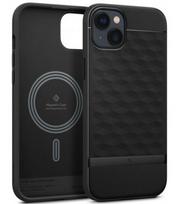 Matinis juodas dėklas Apple iPhone 14 Plus / 15 Plus telefonui "Caseology Parallax Mag Magsafe"