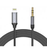 Juodas laidas Lightning - 3.5mm (AUX) 100cm "Tech-Protect Ultraboost"