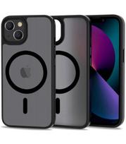 Matinis juodas dėklas Apple iPhone 13 Mini telefonui "Tech-Protect Magmat Magsafe"