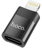 Adapteris Hoco UA17 Lightning to Type-C juodas