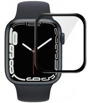 Apsauginis stikliukas Apple Watch 7 / 8 / 9 (41mm) laikrodžiui "Tempered Glass HARD PMMA Full Glue"