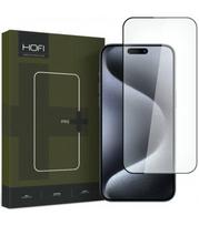Juodas apsauginis grūdintas stiklas Apple iPhone 15 Pro telefonui "HOFI Glass Pro+"