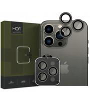 Juoda kameros apsauga Apple iPhone 15 Pro / 15 Pro Max telefonui "Hofi CamRing Pro+"