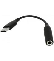 Juodas ausinių adapteris Type C - 3.5mm (DAC)